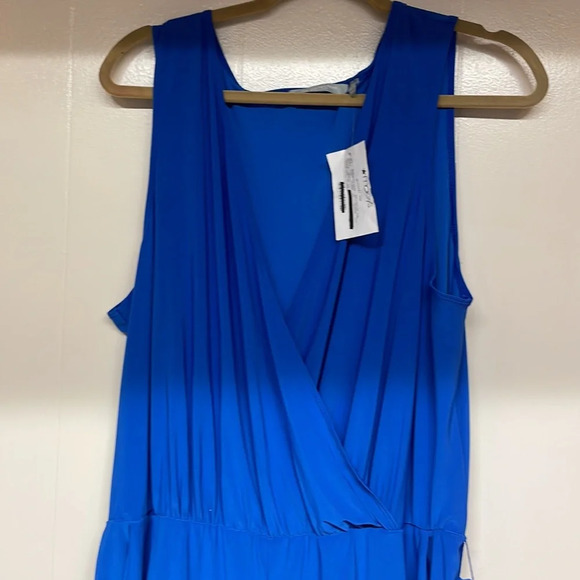 NWT N.Y. Collection Jumpsuit Navy Blue - Picture 2 of 12